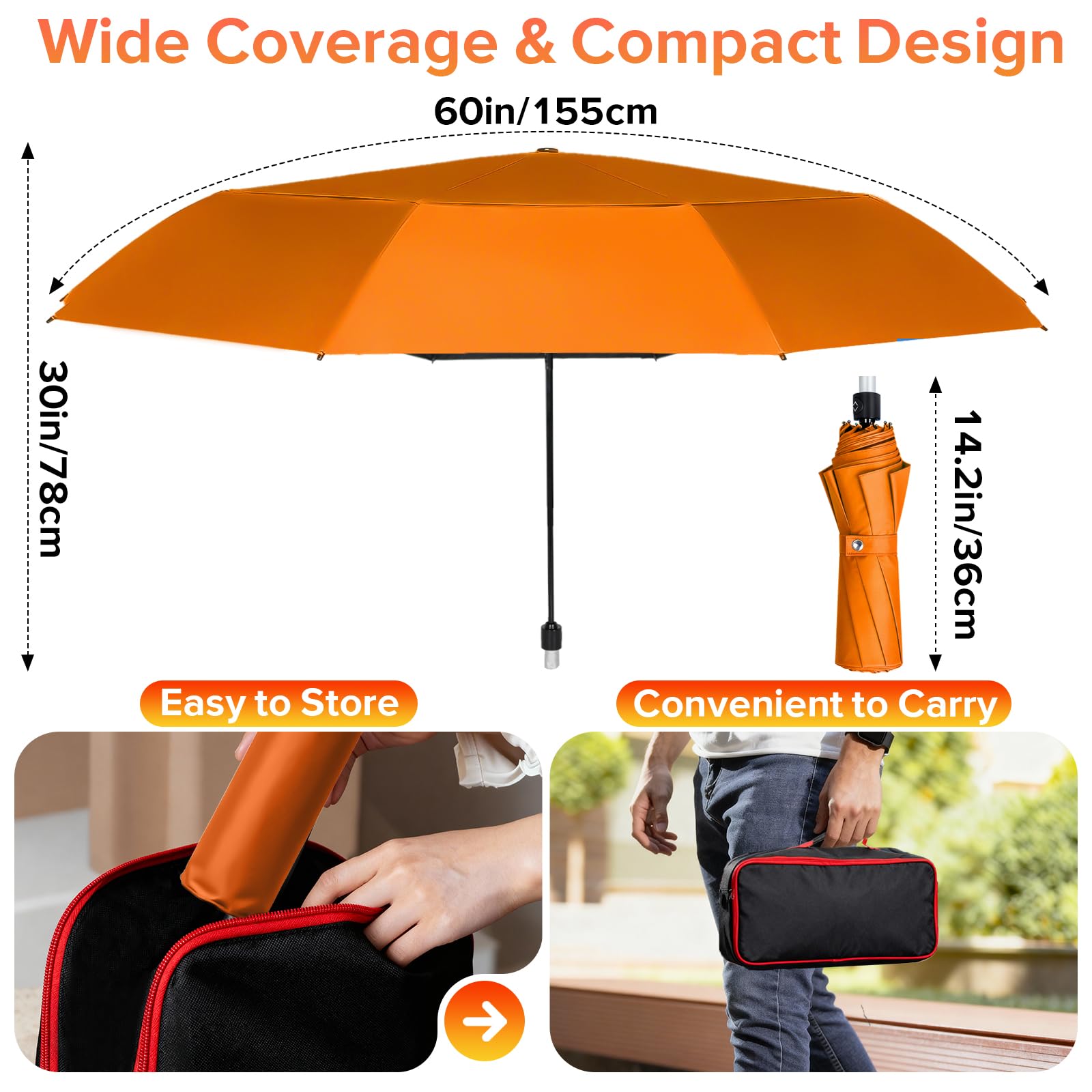FixOasis compact folded design fits storage bag for easy transport.
