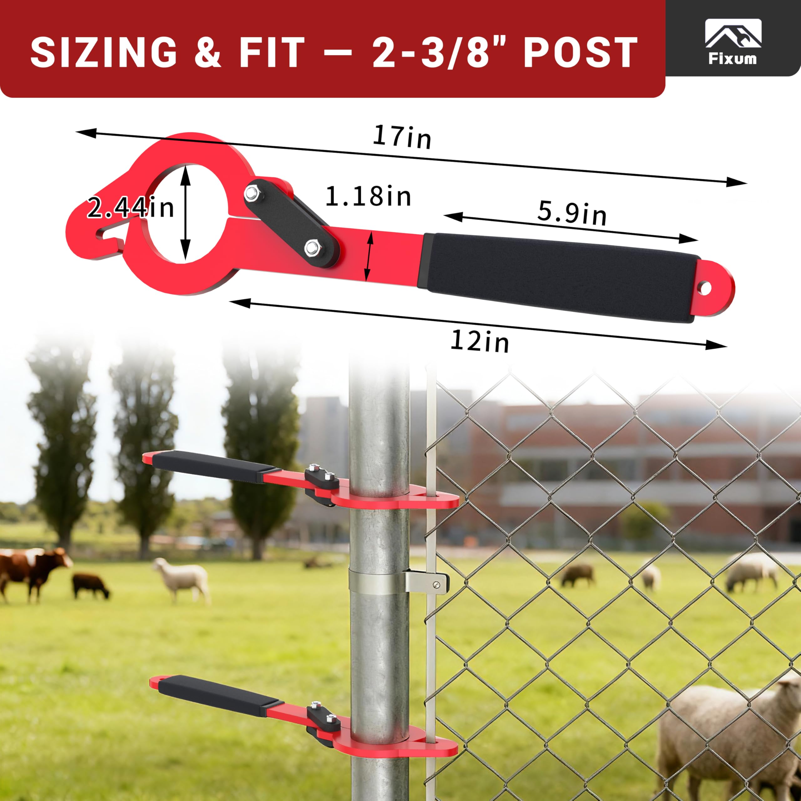Fixum gate-frame ready design streamlines panel setup for gates