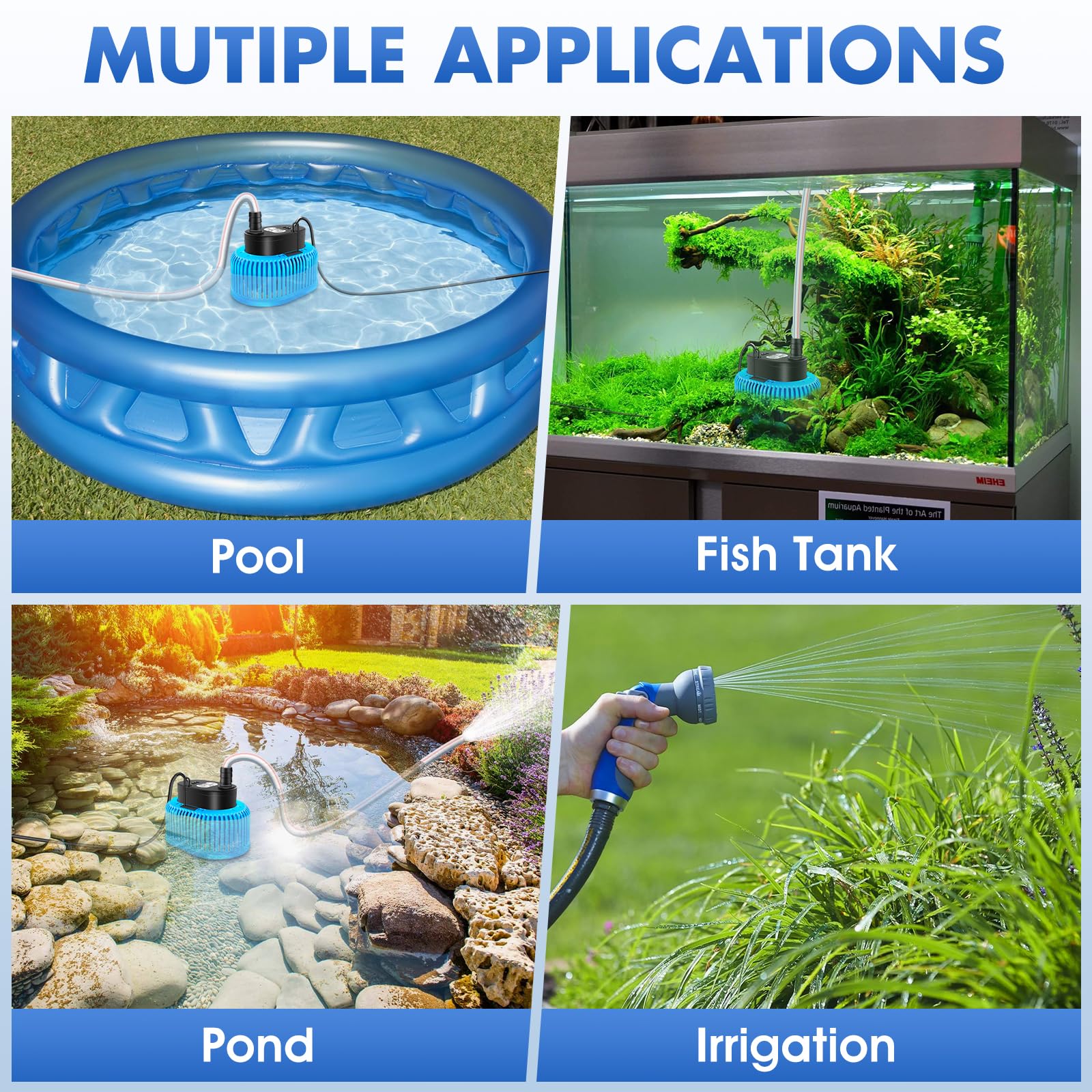 FizZeal pool cover pump draining a wet cover efficiently