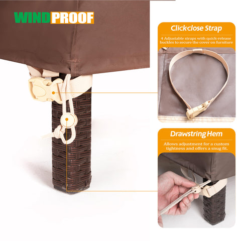 F&J Outdoors drawstring hem sealing tight exterior against drafts