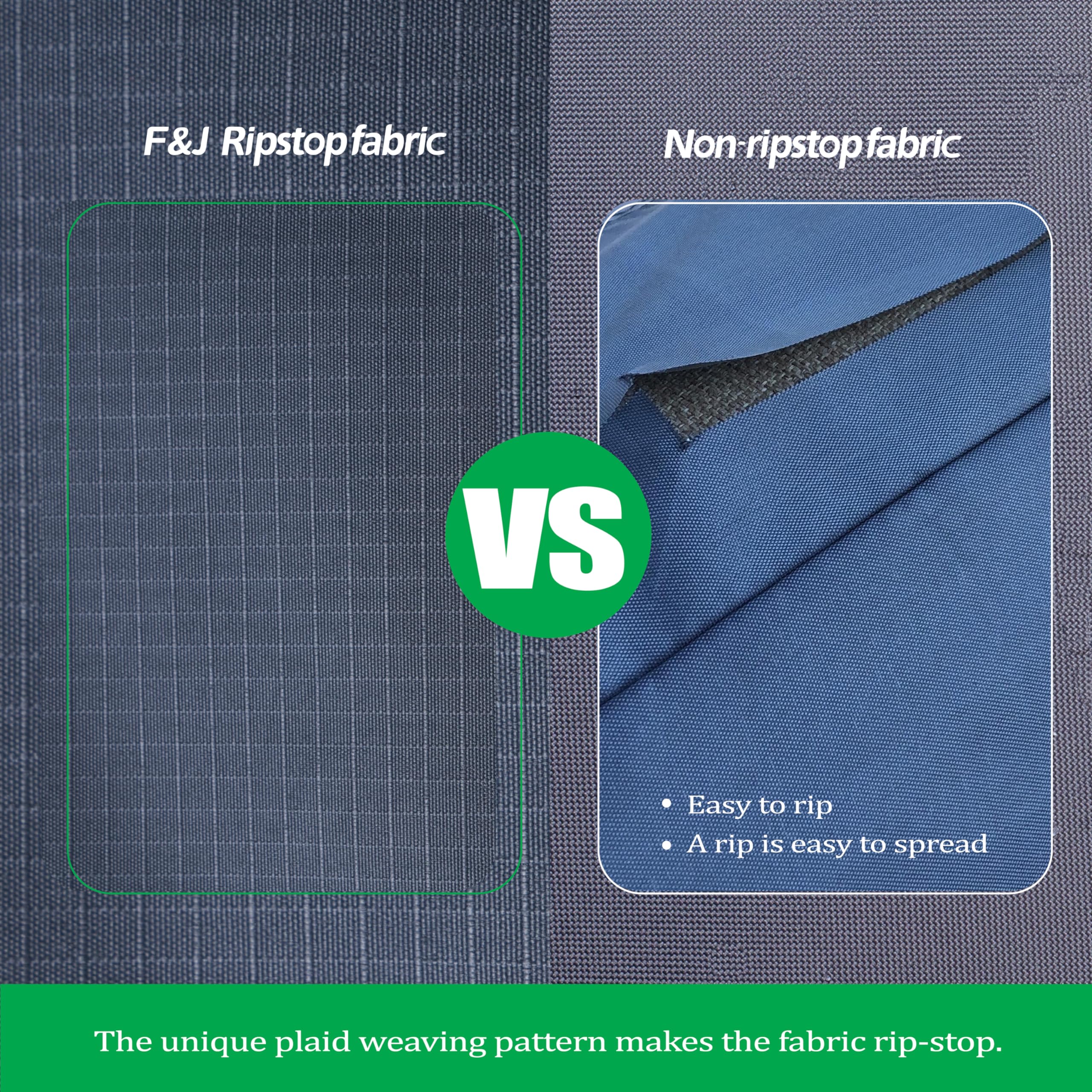 F&J Outdoors drawstring hem ensures a tight, custom fit around furniture