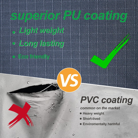 F&J Outdoors chair cover features air vents to prevent condensation.