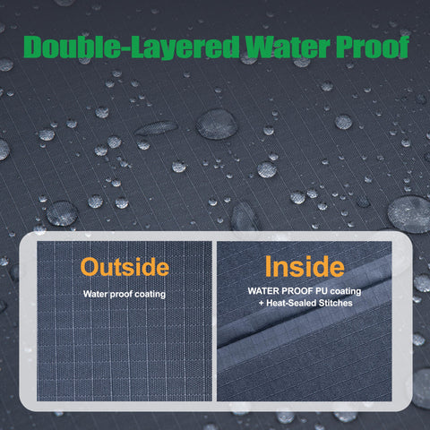 F&J Outdoors heavy-duty fabric resists tears for long-lasting outdoor protection.