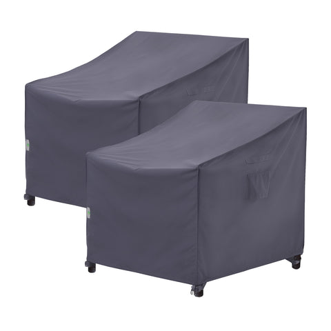 F&J Outdoors patio chair cover on a deep-seat chair protects from rain and sun.
