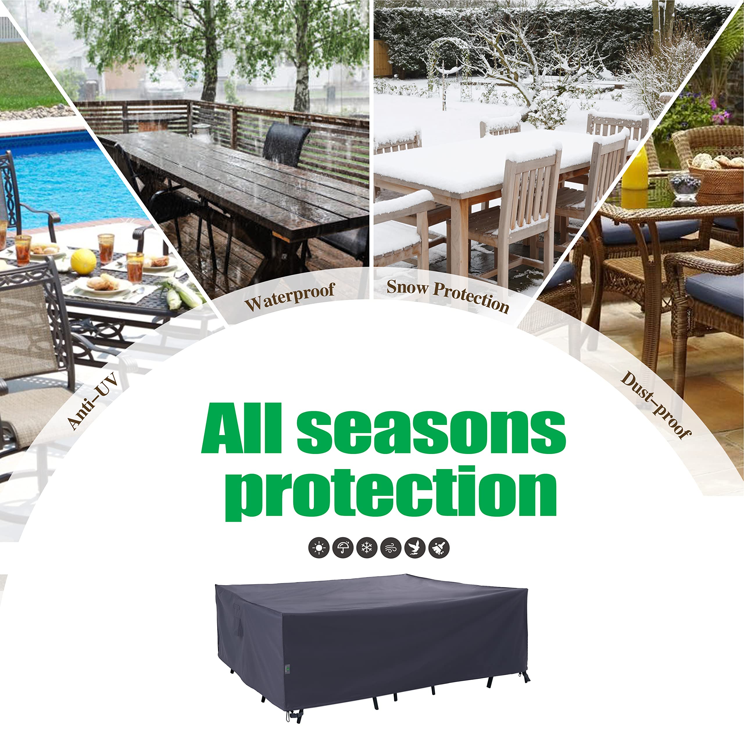 F&J Outdoors packaging-ready cover for easy storage and quick deployment