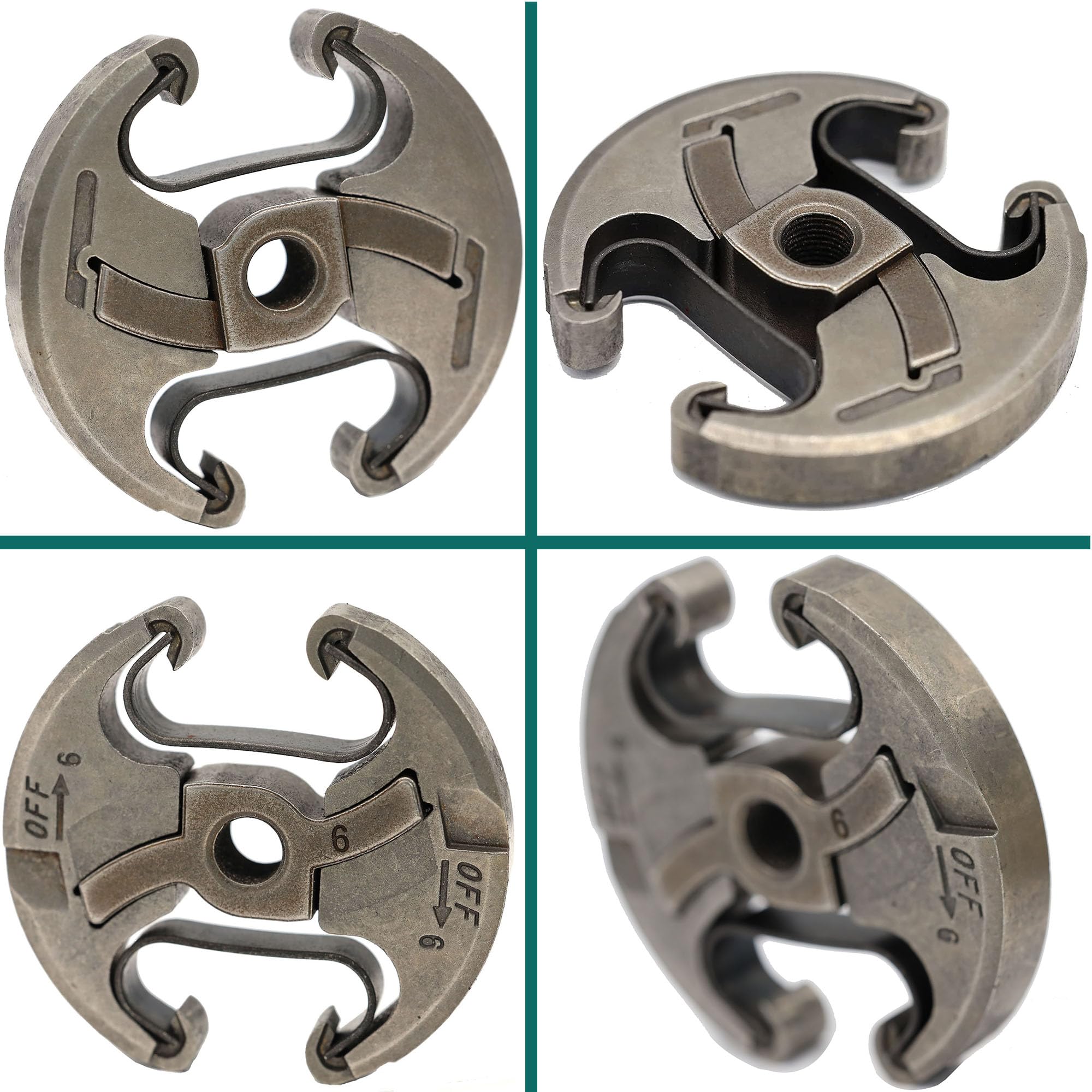 7T drum with 0.375 pitch, precise alignment for clutch system