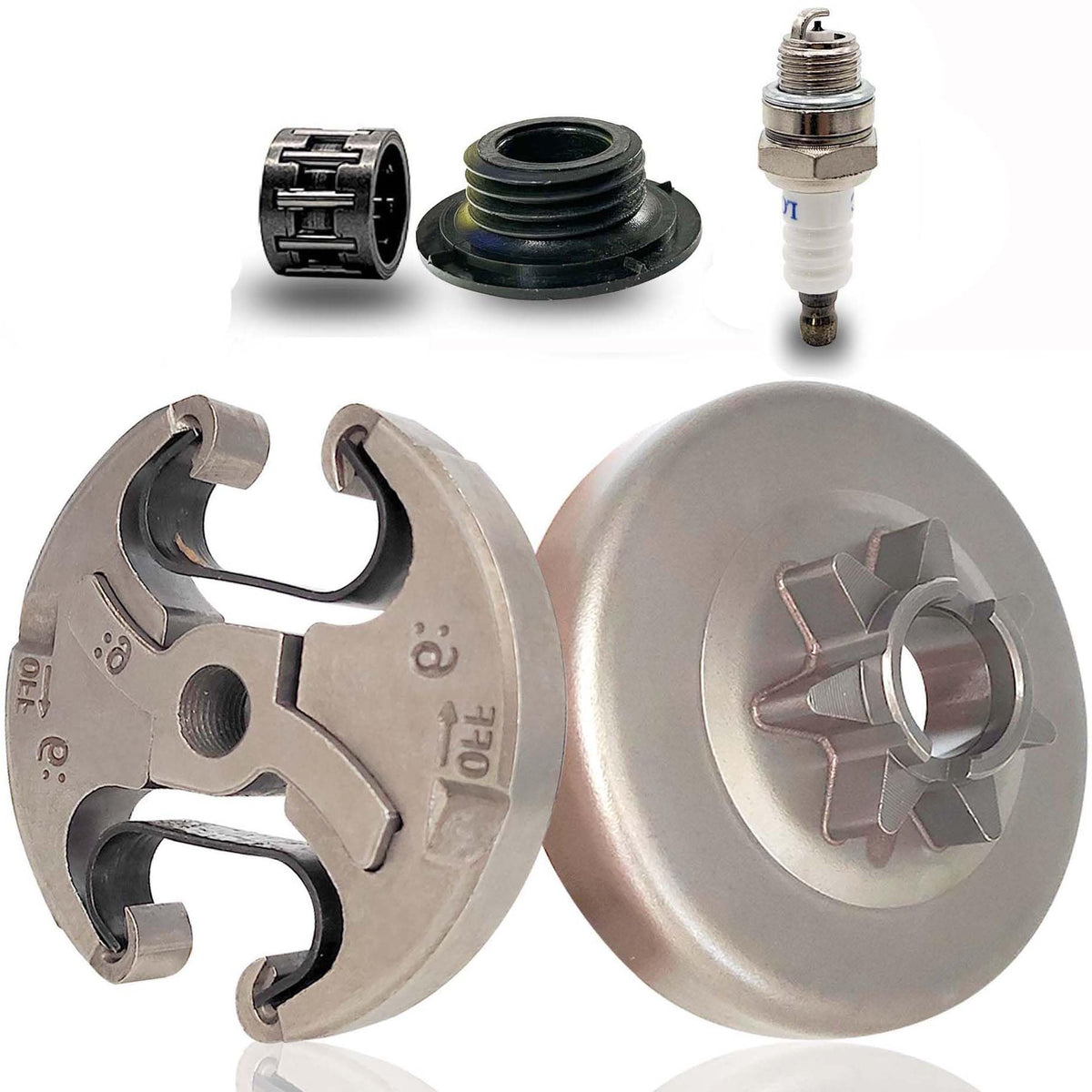FJSaDobo sprocket and 7T clutch drum kit for Husqvarna 455-460 Rancher, precise fit