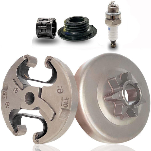 FJSaDobo sprocket and 7T clutch drum kit for Husqvarna 455-460 Rancher, precise fit