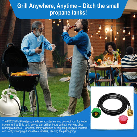 FJXBYWM triple-layer durability resists weather and heat for outdoor cooking.