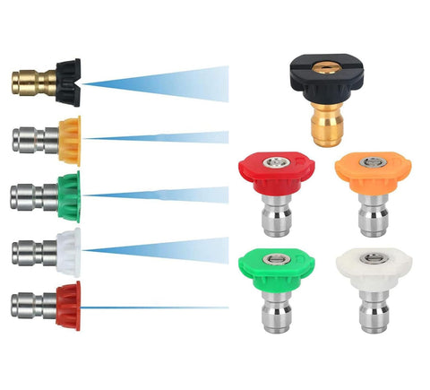 FKKWUOT 0-degree nozzle for concentrated cleaning on tough stains.