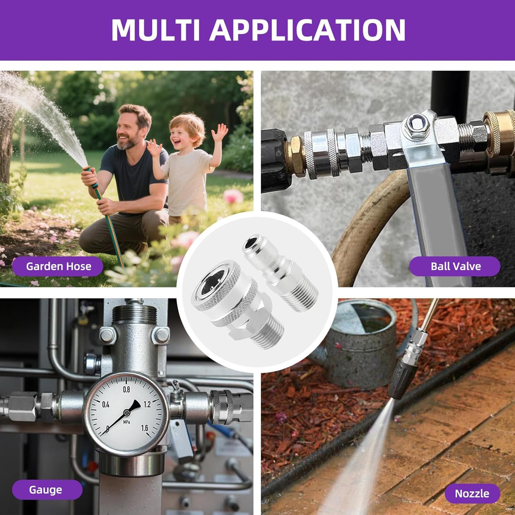 FKKWUOT easy snap-and-lock quick connect for hassle-free maintenance.