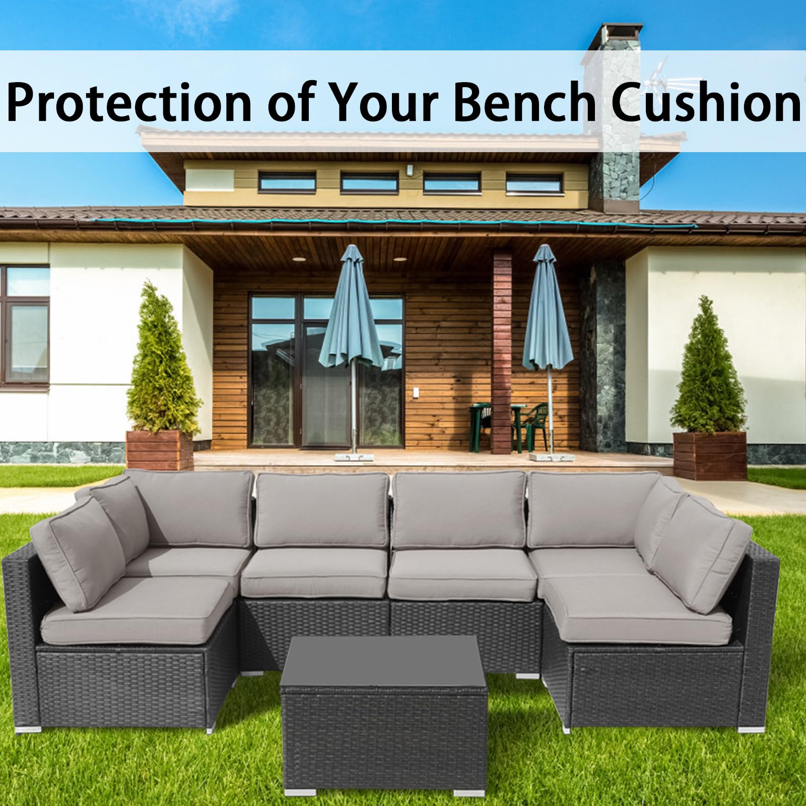 FKSLIFE lumbar cushion cover adds support and quick refresh to lounge areas