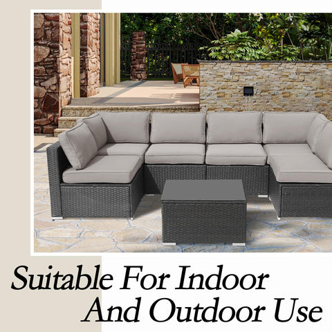 FKSLIFE reliable waterproof material protects cushions from spills outdoors