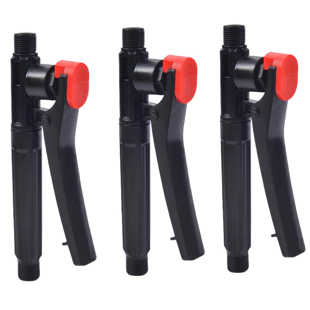 FKUMLUN 3Pcs pump-action sprayer handle front view, durable and easy to install for garden sprayers.