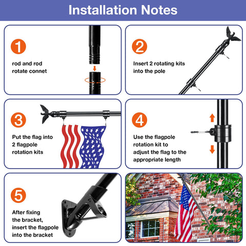 Flag Win wall-mount installation demonstrates flexible mounting options