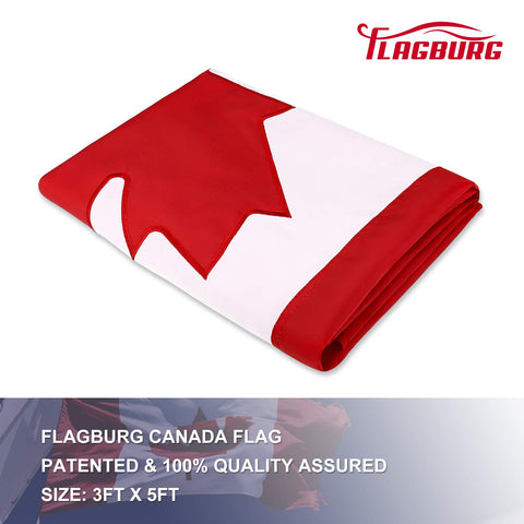 FLAGBURG outdoor nylon flag resists weather while keeping color integrity.
