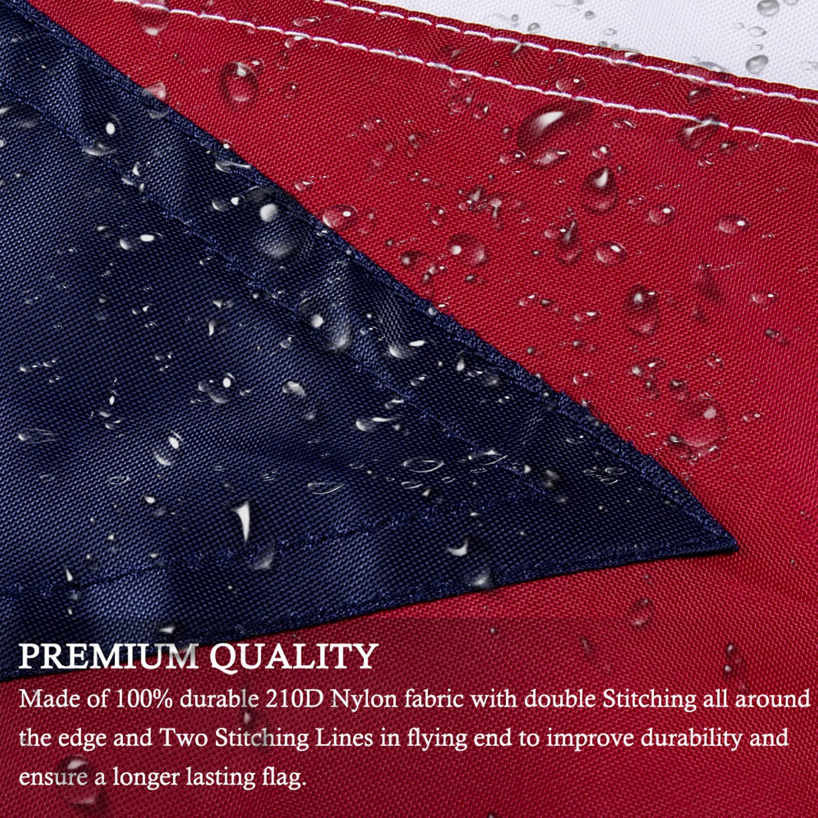 Flagburg Ohio flag 3x5 ft size suitable for porch or lawn