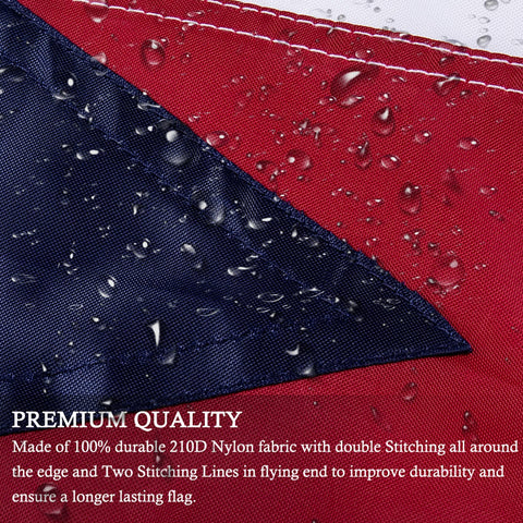Flagburg Ohio flag 3x5 ft size suitable for porch or lawn