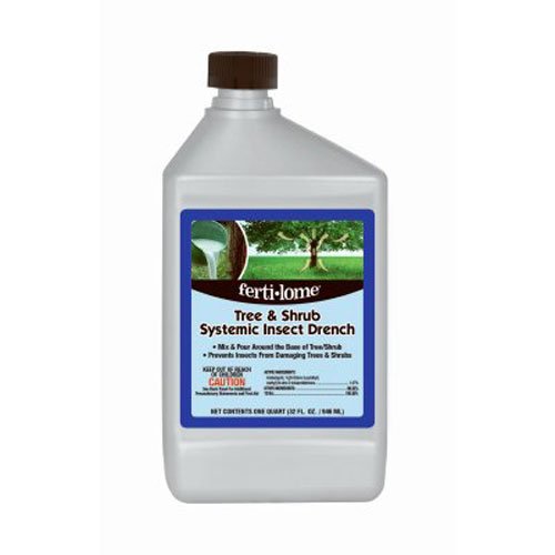 Flagline 32oz Tree and Shrub Drench bottle protecting trees from pests