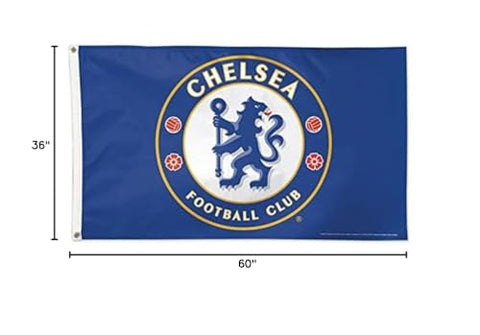 Flagline Chelsea 3' x 5' flag back view, designed for wall display and long-lasting color.