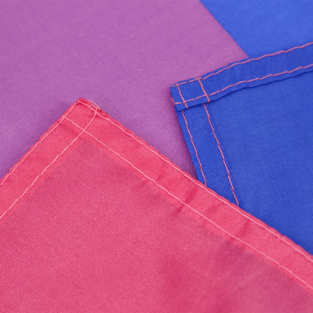 FLAGLINK Bisexual Pride Flag UV-resistant dyes maintain color longevity outdoors