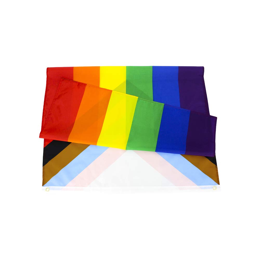 Flaglink Pride flag 3x5 rainbow for outdoor parades.
