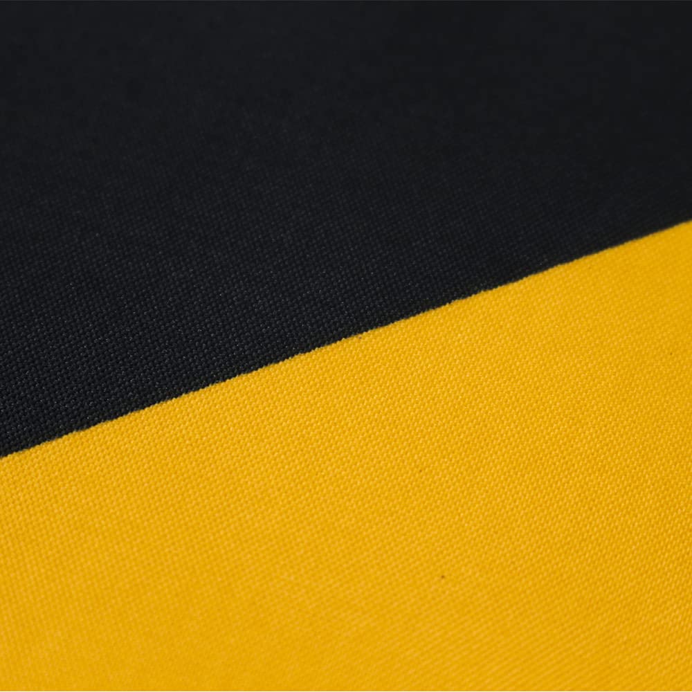 Flaglink flag with double-stitched edges for lasting outdoor use.