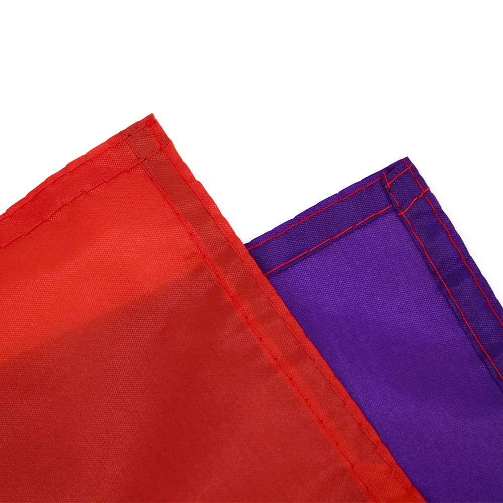 Flaglink UV-resistant dyes keep bright colors wash after wash.
