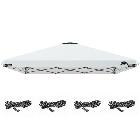 FLAGLY 10x10 replacement canopy top with air vent delivers cooler shade at outdoor events