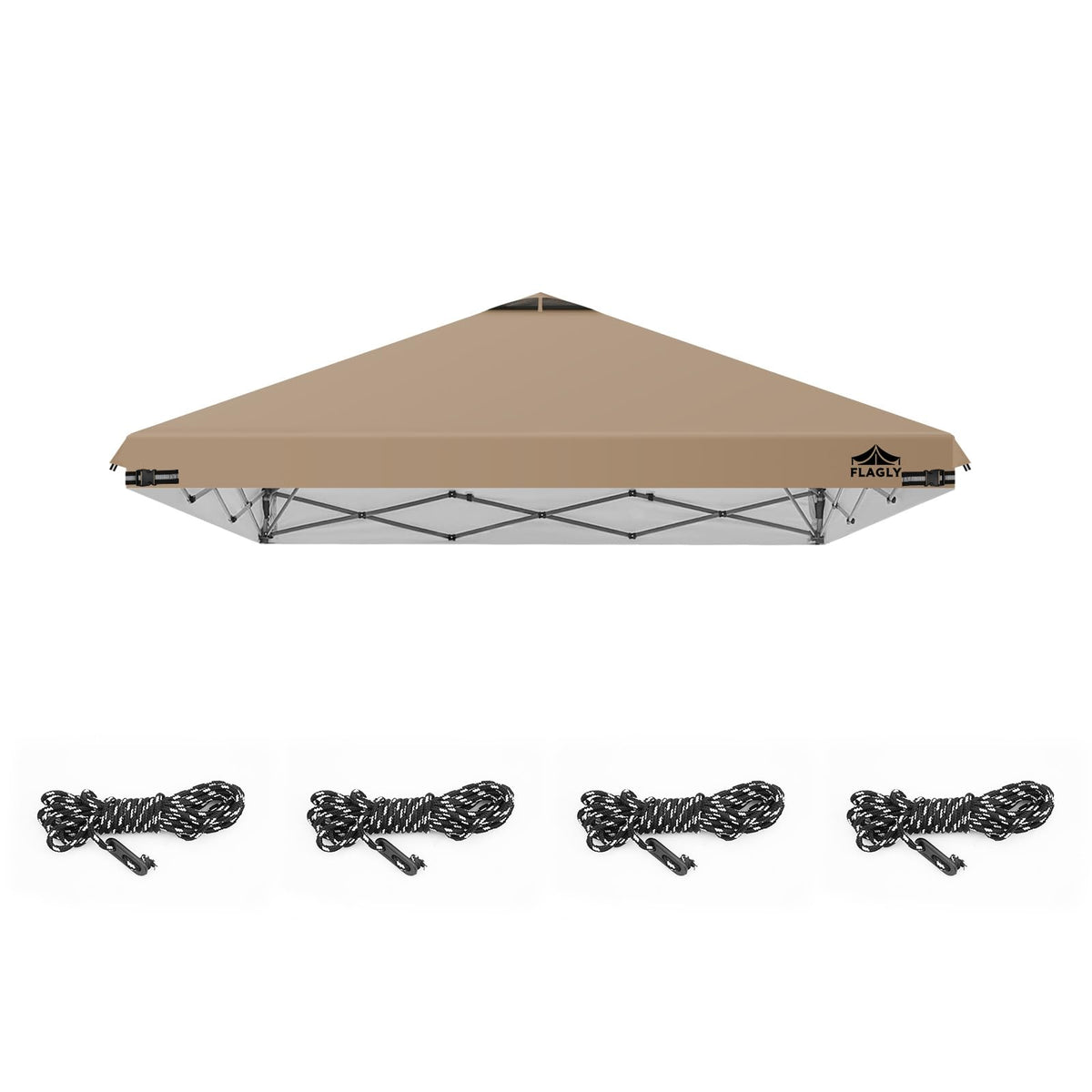 Flagly 8x8 replacement canopy top with air vents for better airflow during events.