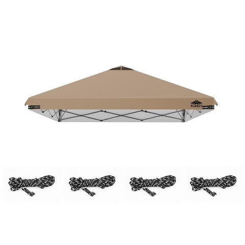 Flagly 8x8 replacement canopy top with air vents for better airflow during events.