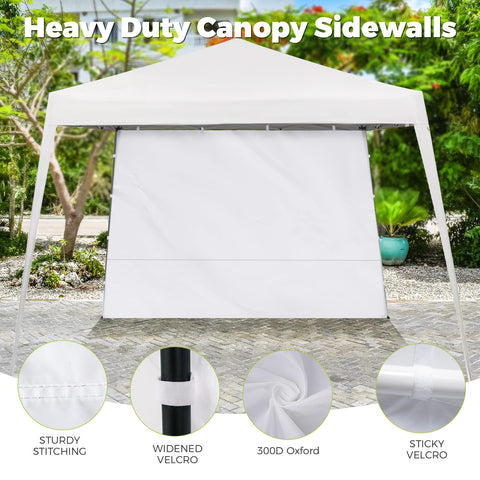 FLAGLY sidewall with clear window lets light in while preserving visibility