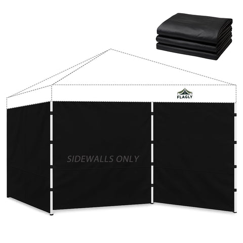 Flagly sidewall universal fit 86x120 for 10x10 canopies, great for privacy.