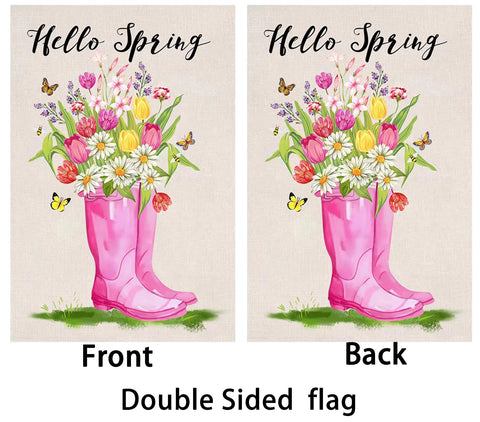 Flagmax Durable linen flag material delivers long-lasting outdoor use.