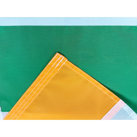FLAGPARK Irish flag four rows on fly hem boost durability