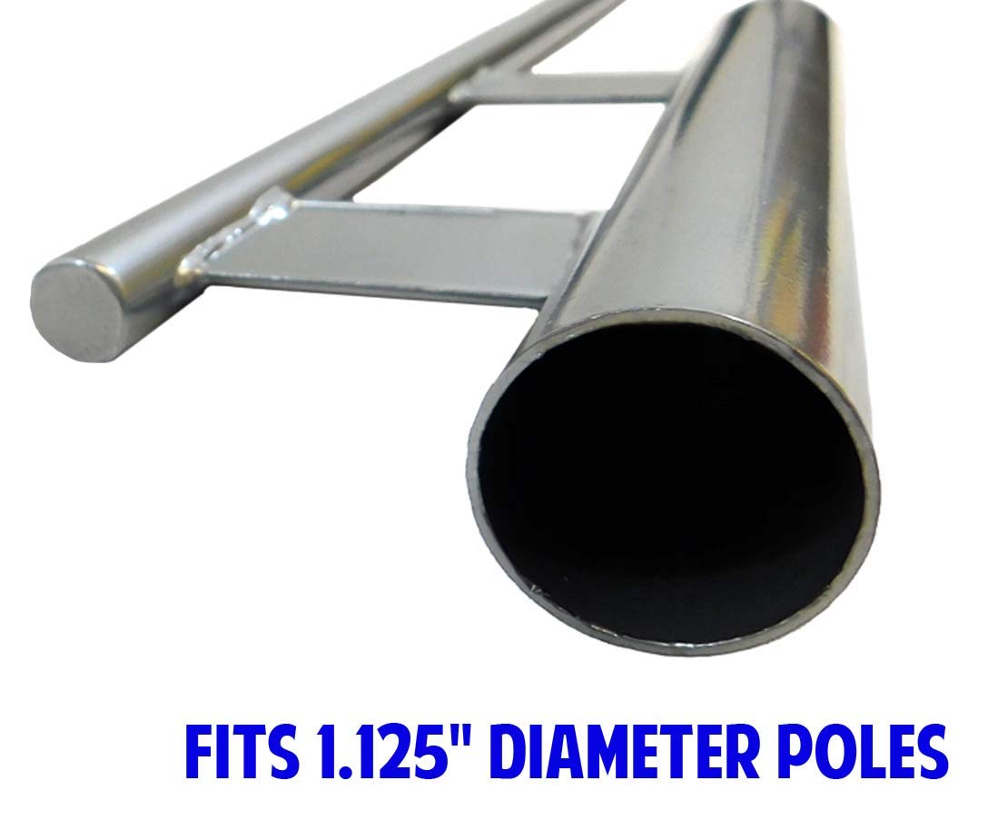 Flags Importer ground spike with 30in total length supports tall banners securely.
