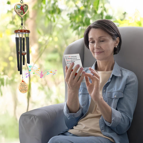 FlagWIX premium pinewood clapper creates a clear, soothing melody in the breeze.
