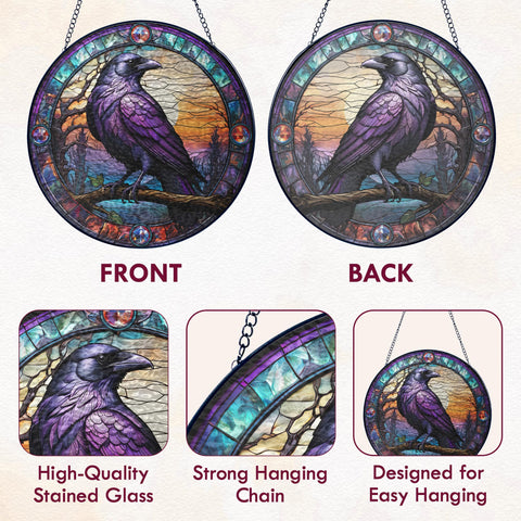 FLAGWIX Raven gothic decor wall art adds moody elegance to any space