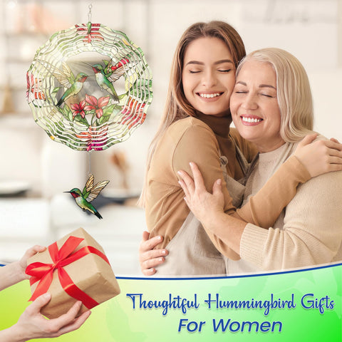 Flagwix stainless steel wind spinner ornament provides rust-resistant charm for year-round yard decor.