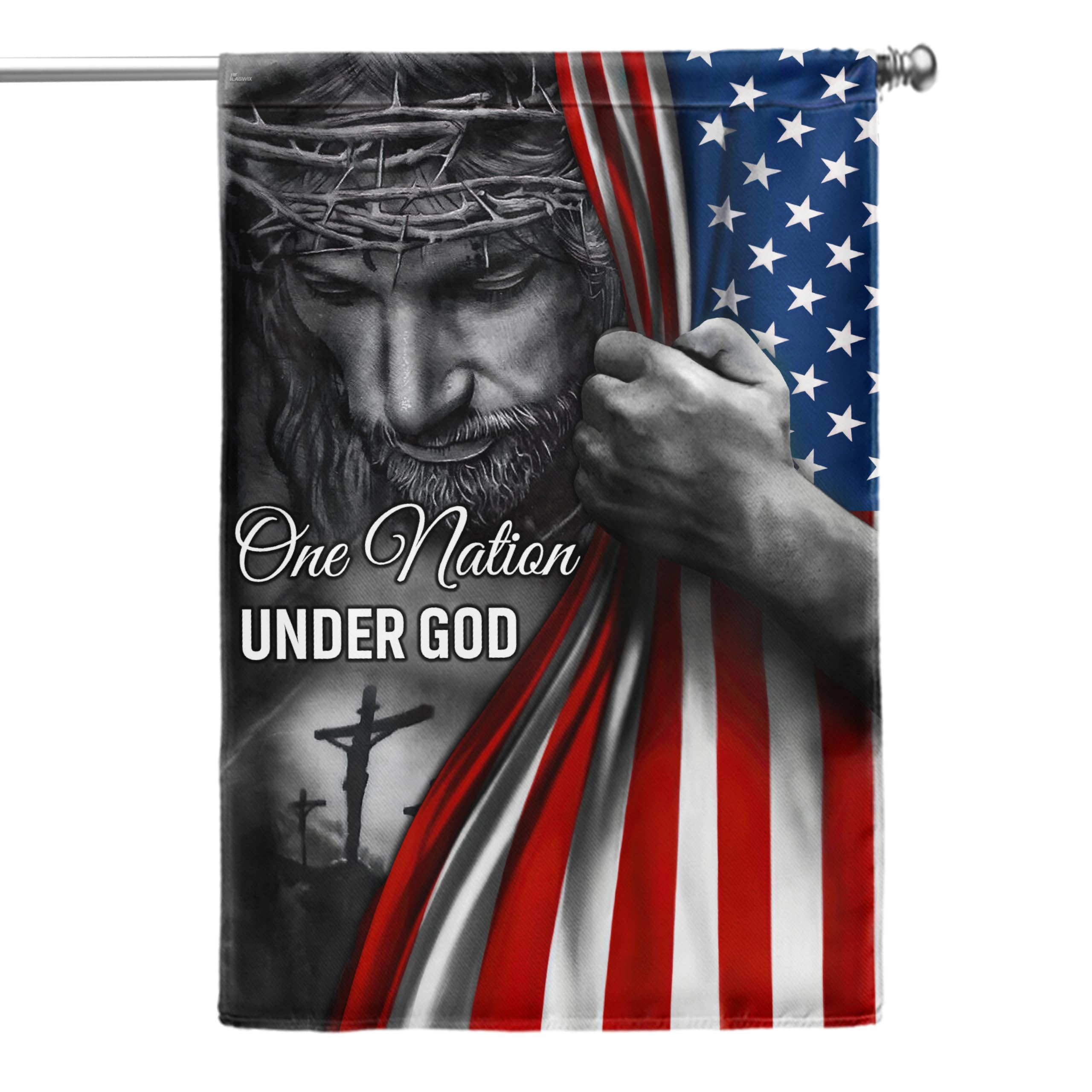 FLAGWIX US decor outdoor 4th of July flag boosts curb appeal and durability