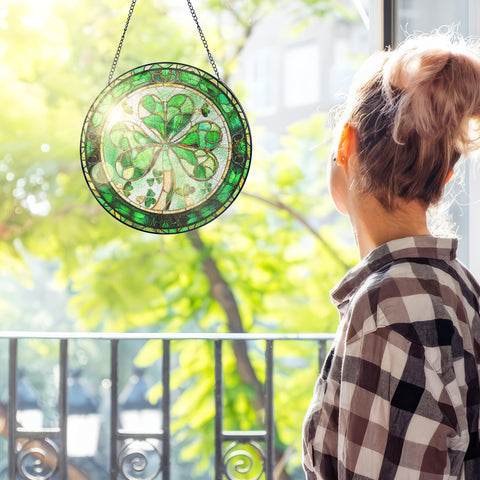 FLAGWIX Celtic decor adds timeless charm with a bright Shamrock motif.