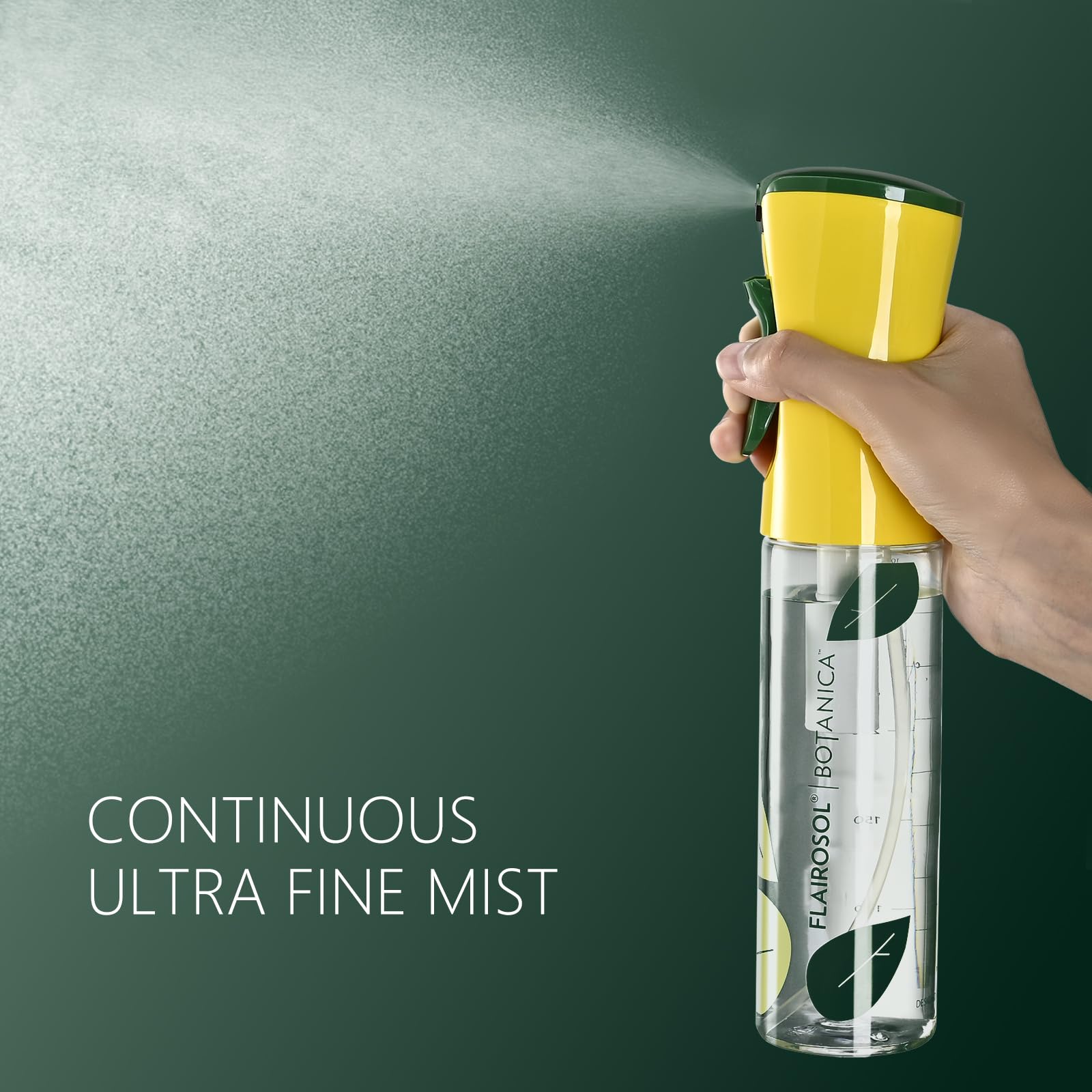 FLAIROSOL Botanica leak-proof seal prevents leaks during plant care