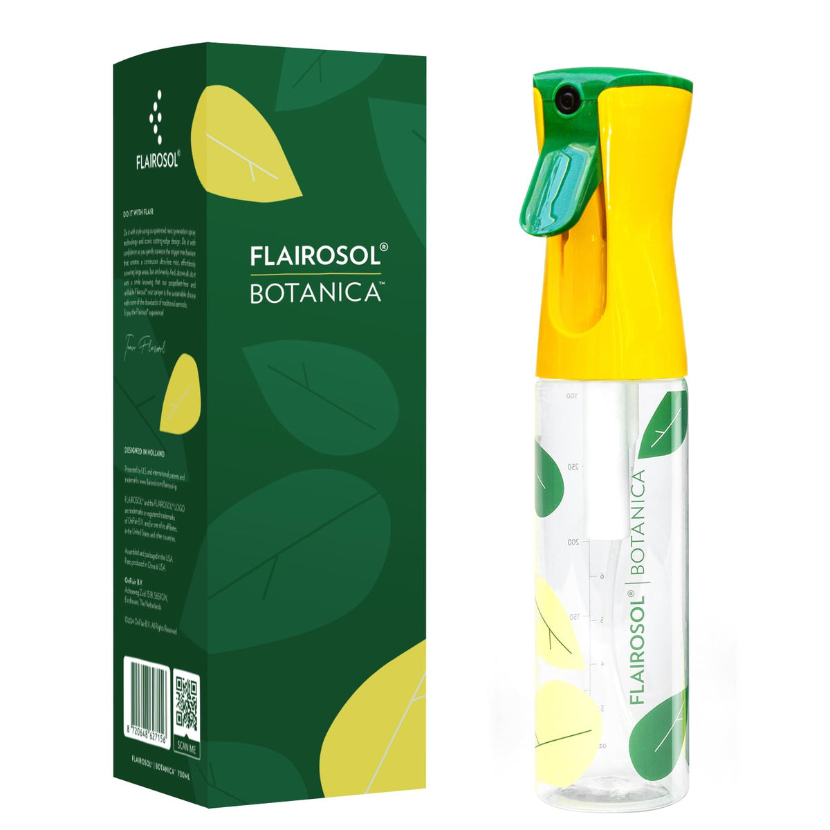 FLAIROSOL Botanica plant mister front view for easy misting of indoor plants