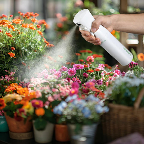 FLAIROSOL sustainable reuse promotes eco-friendly, refillable mist bottle usage.