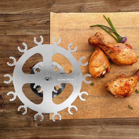 Flame Fingers XL stainless steel construction emphasizes durability and longevity.