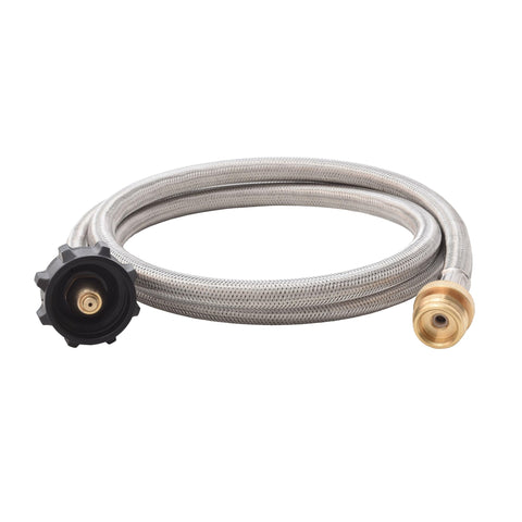 Flame King 1lb to 20lb propane tank adapter connects portable appliances