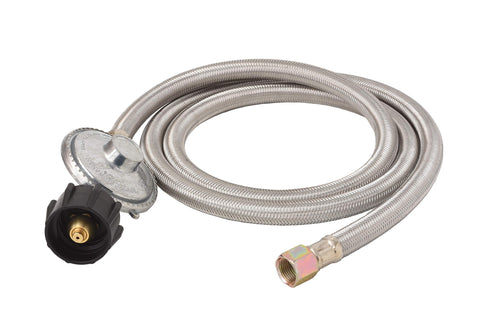 Flame King 5ft regulator hose assembly ready for grills and heaters.
