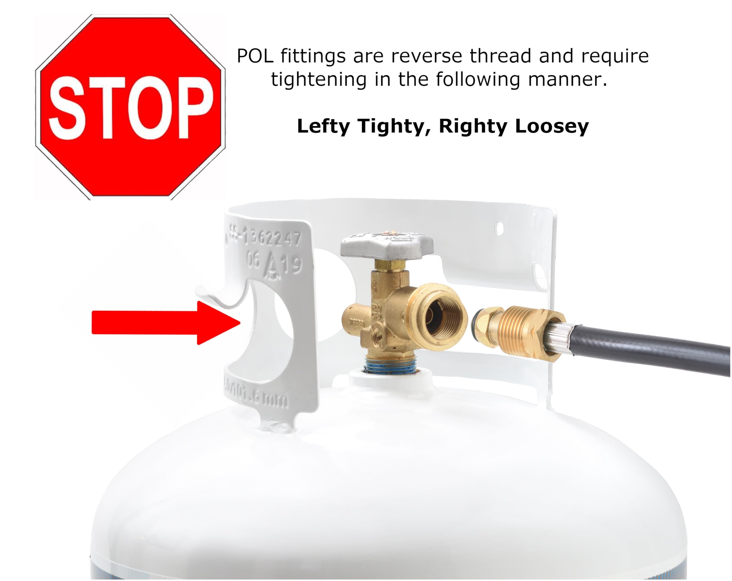 Flame King 60,000 BTU heater safety shutoff system for safety.