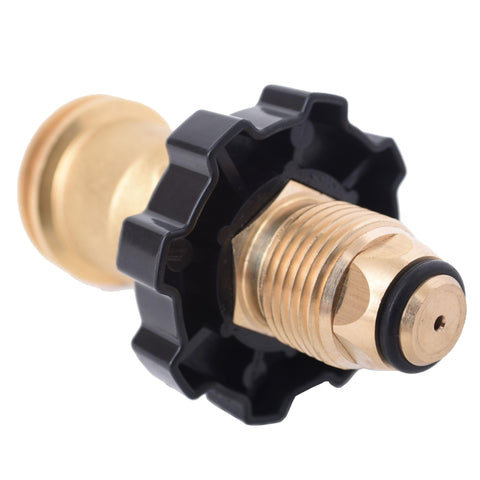 Flame King brass connectors resist corrosion for durable propane connections.