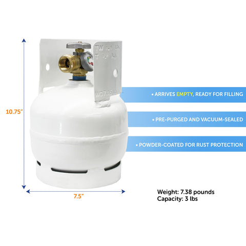 Flame King DOT TC certified tank supports safe transport.